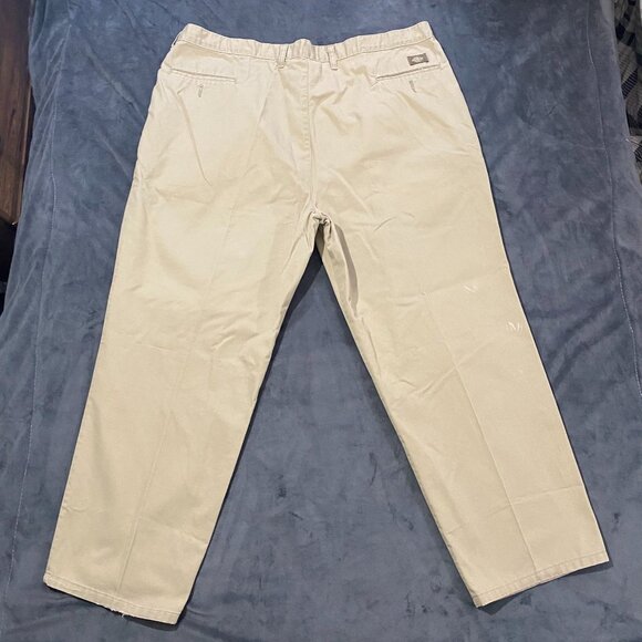 Dickies Men's Pants 46x30 Khaki Work Trousers for Work and Skate - Picture 2 of 4
